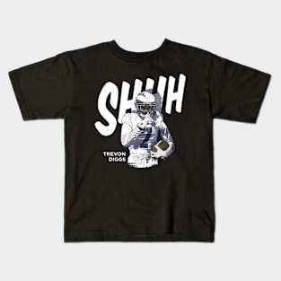 Trevon Diggs Dallas Shhh Kids T-Shirt